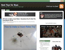 Tablet Screenshot of besttoys4boys.com